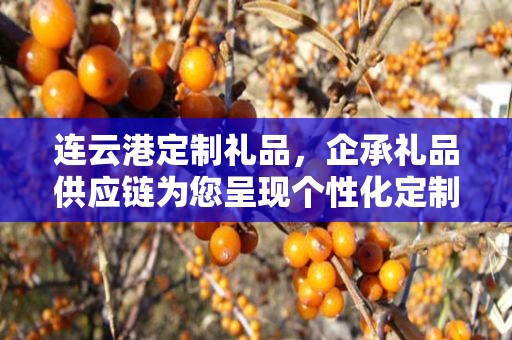 连云港定制礼品，企承礼品供应链为您呈现个性化定制服务